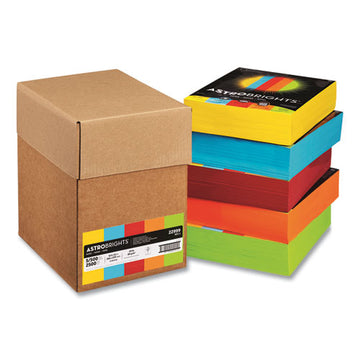 Astrobrights® Color Paper - Five-color Mixed Carton, 24 Lb, 8.5 X 11, Assorted, 500 Sheets-ream, 5 Reams-carton freeshipping - TVN Wholesale